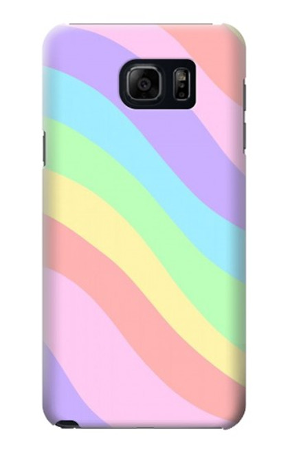 S3810 Vague d'été licorne pastel Etui Coque Housse pour Samsung Galaxy S6 Edge Plus