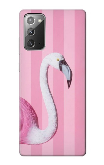 S3805 Flamant Rose Pastel Etui Coque Housse pour Samsung Galaxy Note 20