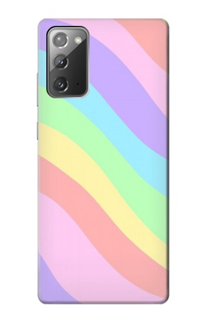 S3810 Vague d'été licorne pastel Etui Coque Housse pour Samsung Galaxy Note 20