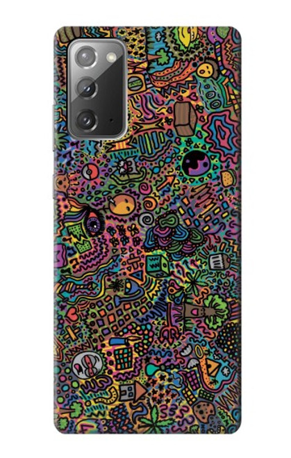 S3815 Art psychédélique Etui Coque Housse pour Samsung Galaxy Note 20