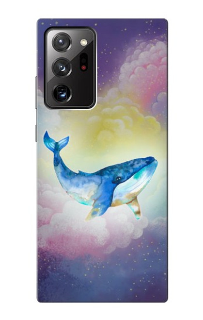 S3802 Rêve Baleine Pastel Fantaisie Etui Coque Housse pour Samsung Galaxy Note 20 Ultra, Ultra 5G