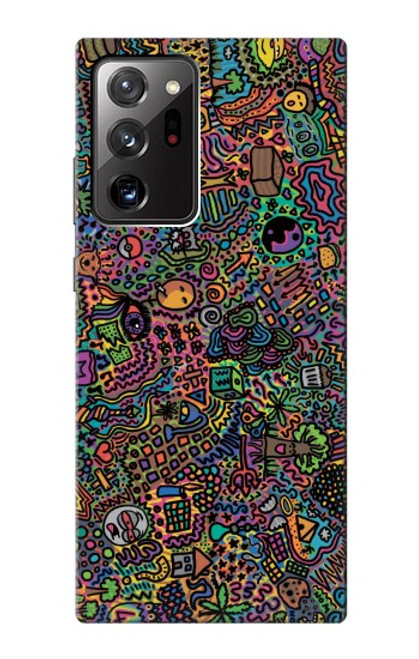 S3815 Art psychédélique Etui Coque Housse pour Samsung Galaxy Note 20 Ultra, Ultra 5G