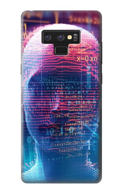 S3800 Visage humain numérique Etui Coque Housse pour Note 9 Samsung Galaxy Note9