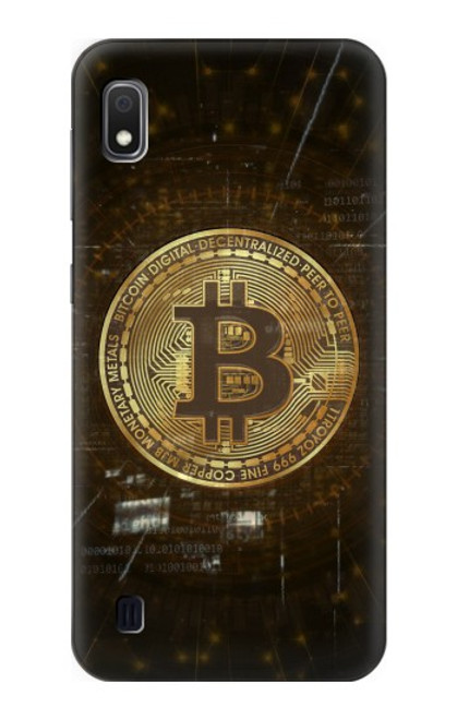 S3798 Crypto-monnaie Bitcoin Etui Coque Housse pour Samsung Galaxy A10