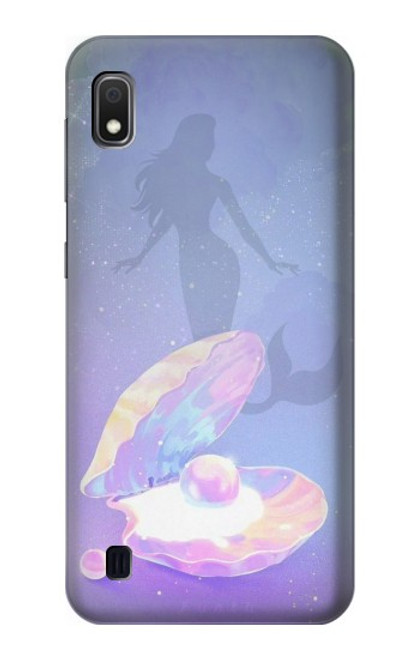 S3823 Beauté Perle Sirène Etui Coque Housse pour Samsung Galaxy A10