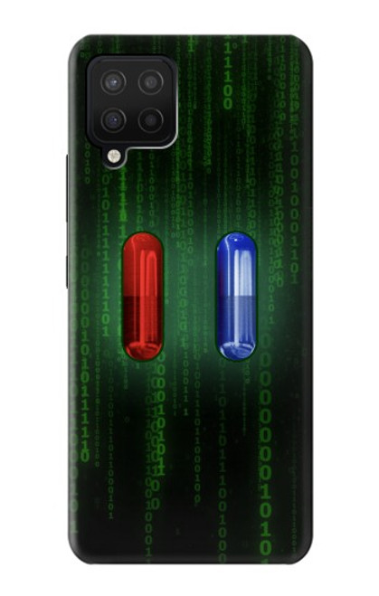 S3816 Comprimé Rouge Comprimé Bleu Capsule Etui Coque Housse pour Samsung Galaxy A12