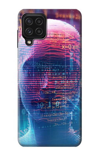 S3800 Visage humain numérique Etui Coque Housse pour Samsung Galaxy A22 4G