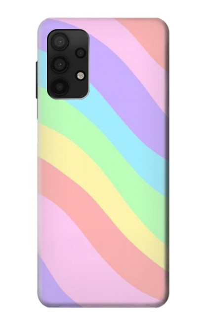 S3810 Vague d'été licorne pastel Etui Coque Housse pour Samsung Galaxy A32 4G