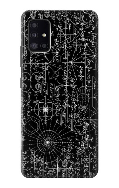 S3808 Tableau noir de mathématiques Etui Coque Housse pour Samsung Galaxy A41