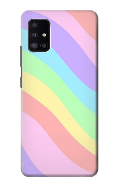 S3810 Vague d'été licorne pastel Etui Coque Housse pour Samsung Galaxy A41