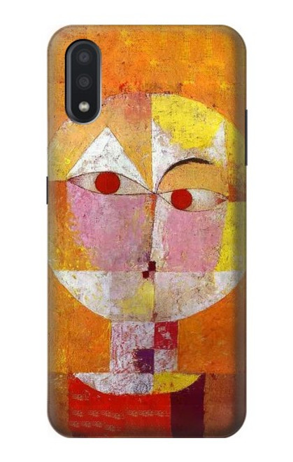 S3811 Paul Klee Senecio Homme Tête Etui Coque Housse pour Samsung Galaxy A01