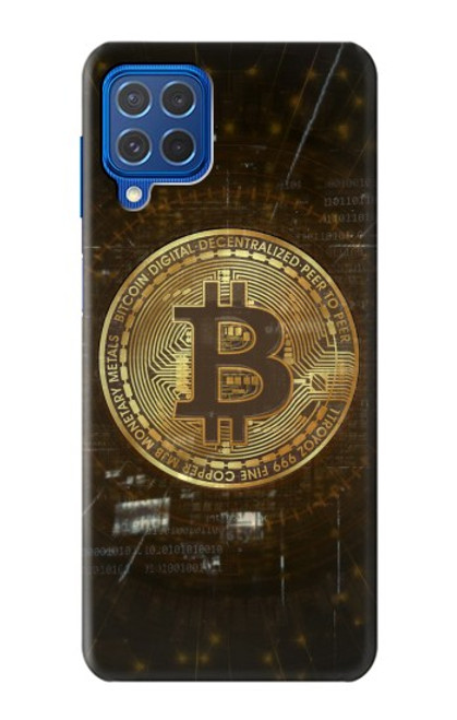 S3798 Crypto-monnaie Bitcoin Etui Coque Housse pour Samsung Galaxy M62