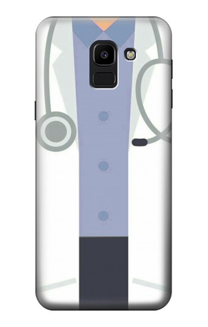 S3801 Costume de docteur Etui Coque Housse pour Samsung Galaxy J6 (2018)