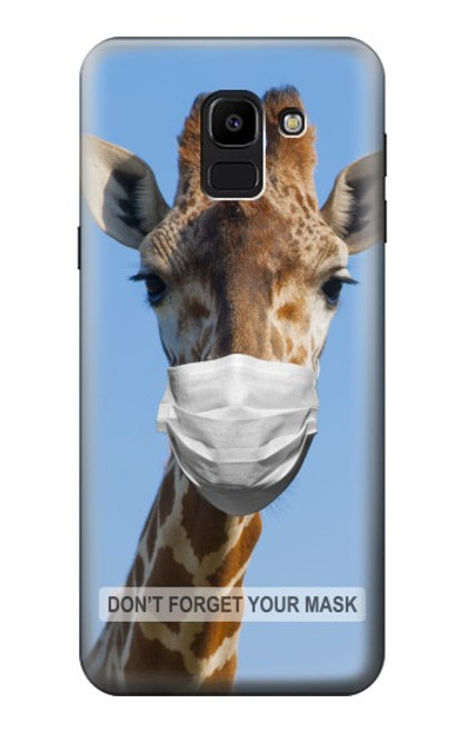 S3806 Girafe Nouvelle Normale Etui Coque Housse pour Samsung Galaxy J6 (2018)