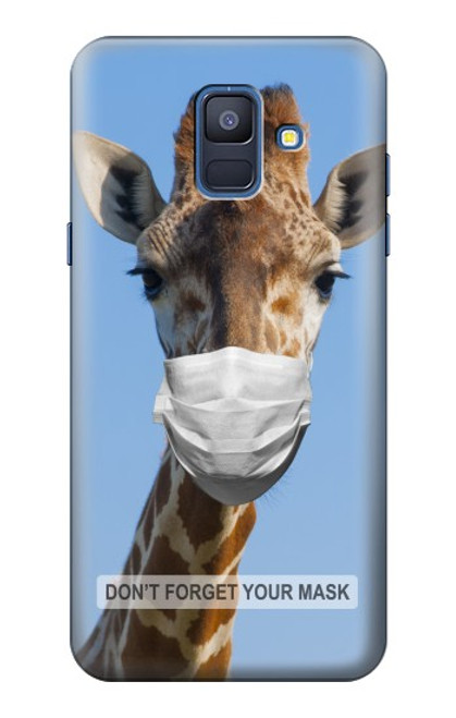 S3806 Girafe Nouvelle Normale Etui Coque Housse pour Samsung Galaxy A6 (2018)