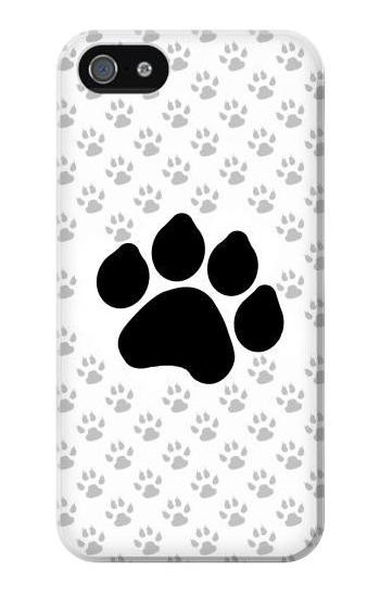 S2355 Paw Foot Print Etui Coque Housse pour iPhone 5 5S SE