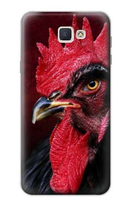 S3797 Poulet Coq Etui Coque Housse pour Samsung Galaxy J7 Prime (SM-G610F)