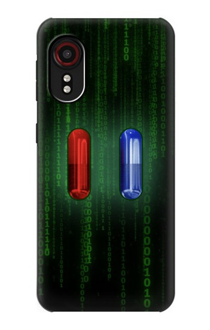 S3816 Comprimé Rouge Comprimé Bleu Capsule Etui Coque Housse pour Samsung Galaxy Xcover 5