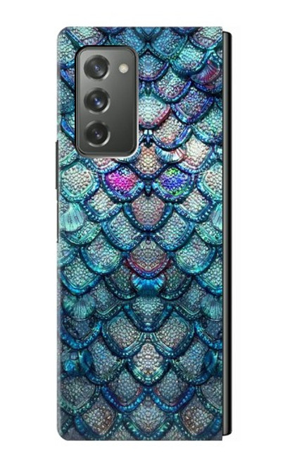 S3809 Écaille de poisson sirène Etui Coque Housse pour Samsung Galaxy Z Fold2 5G