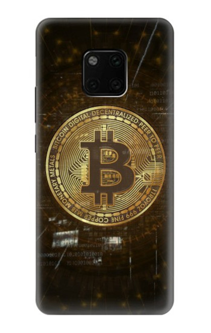 S3798 Crypto-monnaie Bitcoin Etui Coque Housse pour Huawei Mate 20 Pro