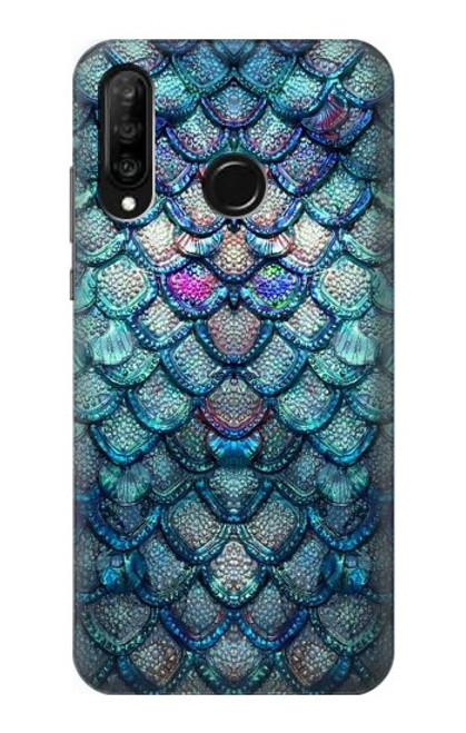 S3809 Écaille de poisson sirène Etui Coque Housse pour Huawei P30 lite