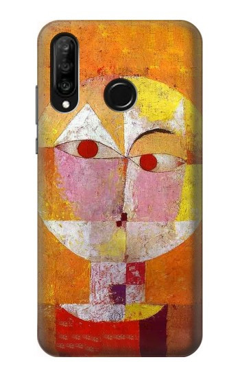 S3811 Paul Klee Senecio Homme Tête Etui Coque Housse pour Huawei P30 lite