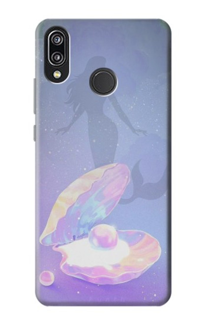 S3823 Beauté Perle Sirène Etui Coque Housse pour Huawei P20 Lite