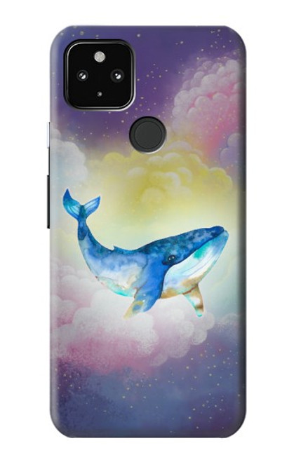 S3802 Rêve Baleine Pastel Fantaisie Etui Coque Housse pour Google Pixel 4a 5G