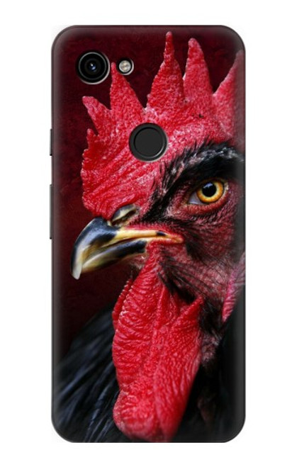 S3797 Poulet Coq Etui Coque Housse pour Google Pixel 3a