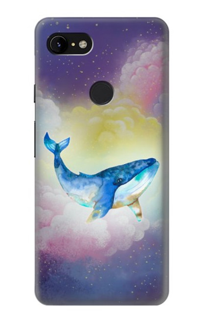 S3802 Rêve Baleine Pastel Fantaisie Etui Coque Housse pour Google Pixel 3 XL