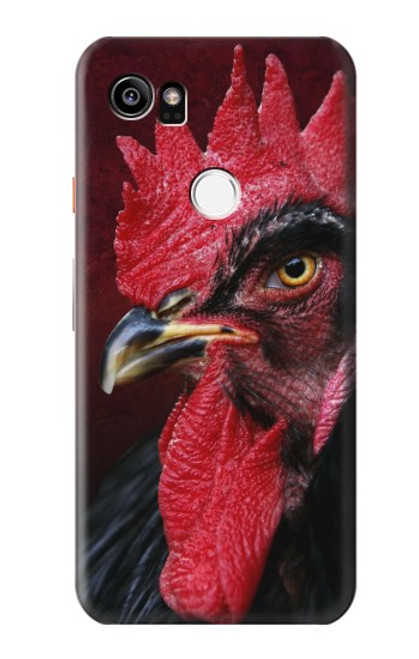 S3797 Poulet Coq Etui Coque Housse pour Google Pixel 2 XL