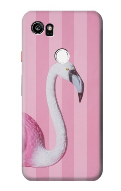 S3805 Flamant Rose Pastel Etui Coque Housse pour Google Pixel 2 XL