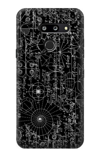 S3808 Tableau noir de mathématiques Etui Coque Housse pour LG G8 ThinQ