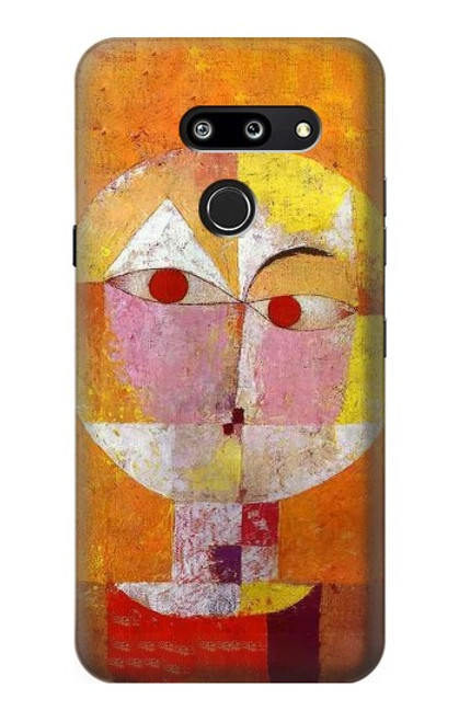 S3811 Paul Klee Senecio Homme Tête Etui Coque Housse pour LG G8 ThinQ