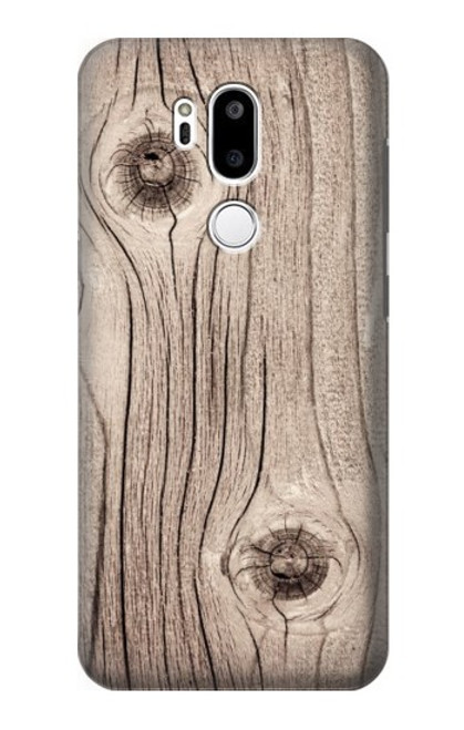 S3822 Graphique de la texture du bois imprimé Etui Coque Housse pour LG G7 ThinQ