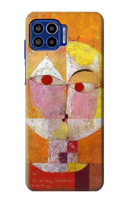 S3811 Paul Klee Senecio Homme Tête Etui Coque Housse pour Motorola One 5G