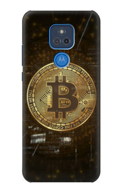 S3798 Crypto-monnaie Bitcoin Etui Coque Housse pour Motorola Moto G Play (2021)
