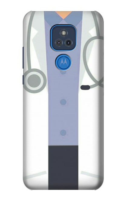 S3801 Costume de docteur Etui Coque Housse pour Motorola Moto G Play (2021)