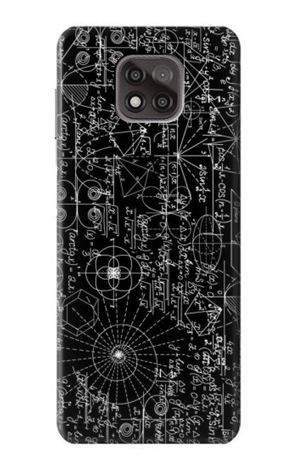 S3808 Tableau noir de mathématiques Etui Coque Housse pour Motorola Moto G Power (2021)