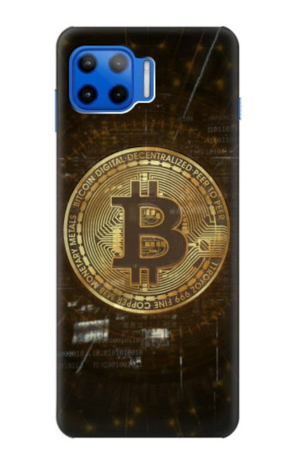 S3798 Crypto-monnaie Bitcoin Etui Coque Housse pour Motorola Moto G 5G Plus