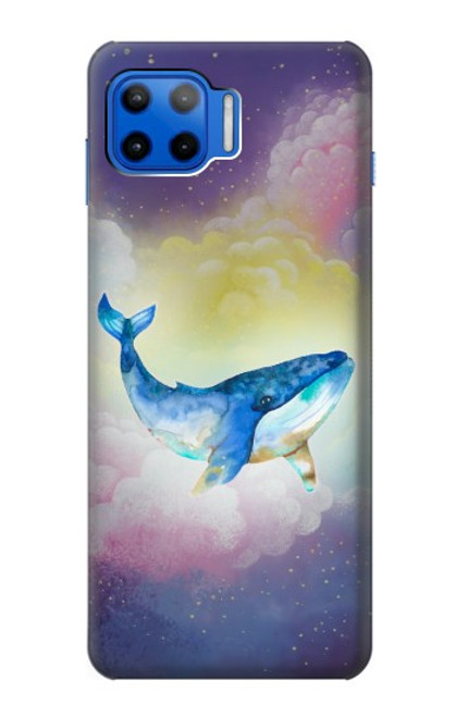 S3802 Rêve Baleine Pastel Fantaisie Etui Coque Housse pour Motorola Moto G 5G Plus