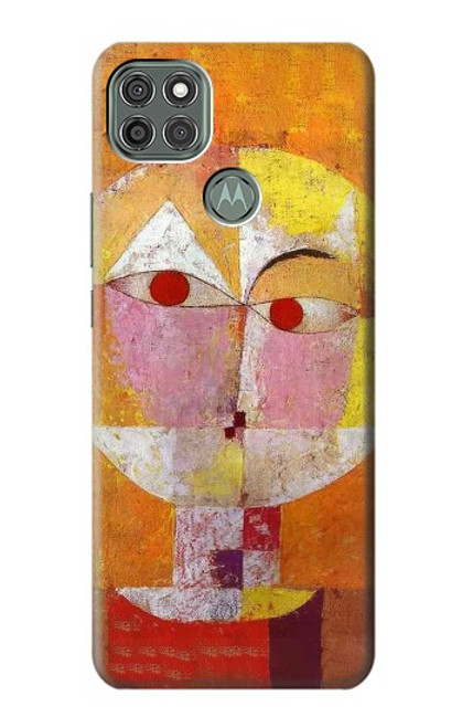 S3811 Paul Klee Senecio Homme Tête Etui Coque Housse pour Motorola Moto G9 Power