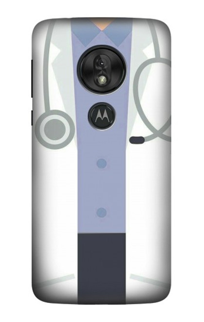 S3801 Costume de docteur Etui Coque Housse pour Motorola Moto G7 Play