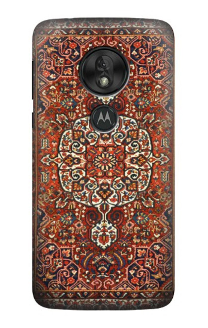 S3813 Motif de tapis persan Etui Coque Housse pour Motorola Moto G7 Play