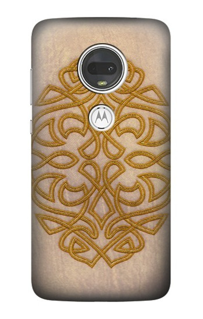 S3796 Noeud celtique Etui Coque Housse pour Motorola Moto G7, Moto G7 Plus