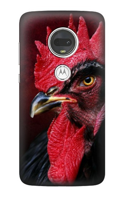 S3797 Poulet Coq Etui Coque Housse pour Motorola Moto G7, Moto G7 Plus