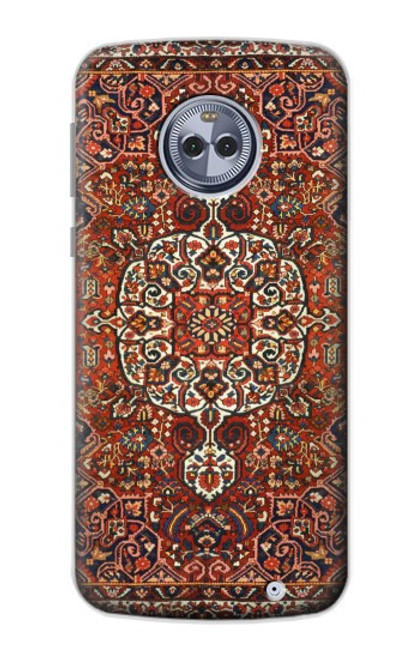 S3813 Motif de tapis persan Etui Coque Housse pour Motorola Moto X4