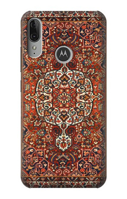 S3813 Motif de tapis persan Etui Coque Housse pour Motorola Moto E6 Plus, Moto E6s