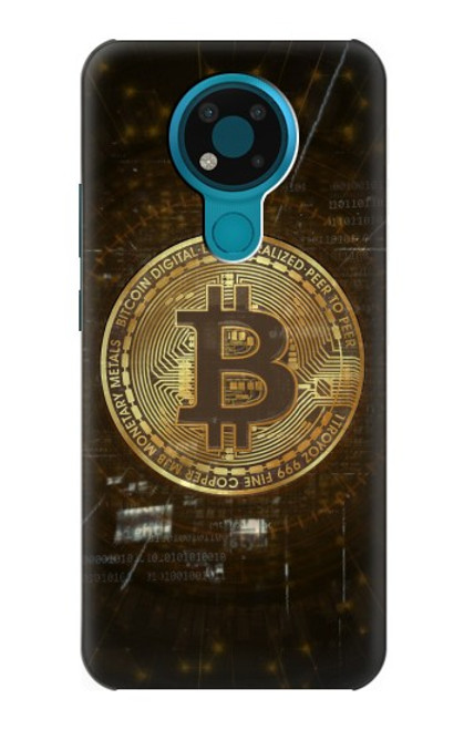 S3798 Crypto-monnaie Bitcoin Etui Coque Housse pour Nokia 3.4