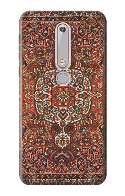 S3813 Motif de tapis persan Etui Coque Housse pour Nokia 6.1, Nokia 6 2018